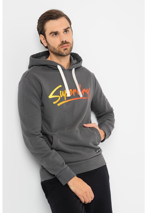 Худи с връзка и лого SUPERDRY