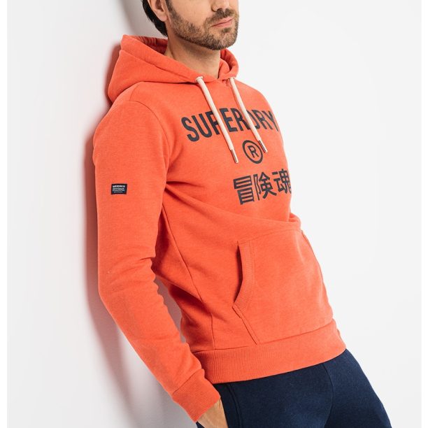 Худи с лого и връзки SUPERDRY