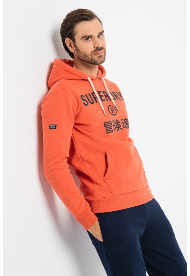 Худи с лого и връзки SUPERDRY