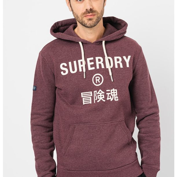 Худи с лого и връзки SUPERDRY