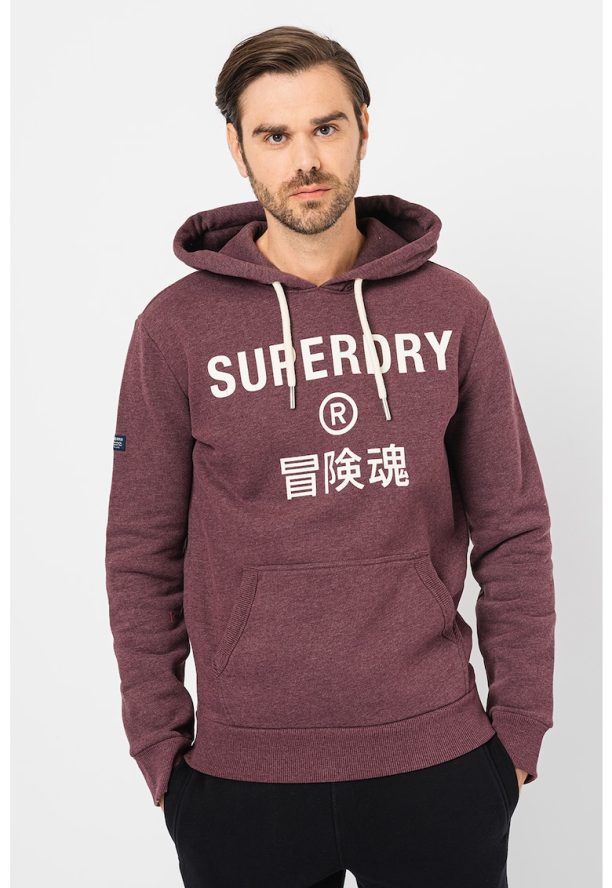 Худи с лого и връзки SUPERDRY