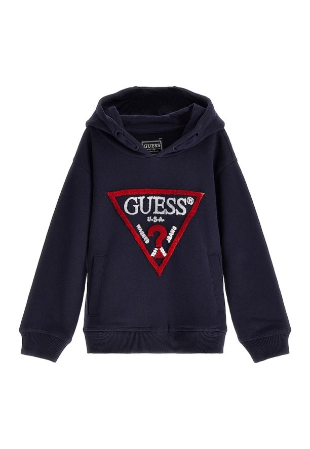 Худи с паднали ръкави и лого GUESS JEANS