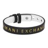 Часовник с двулицев дизайн и кожена каишка ARMANI EXCHANGE