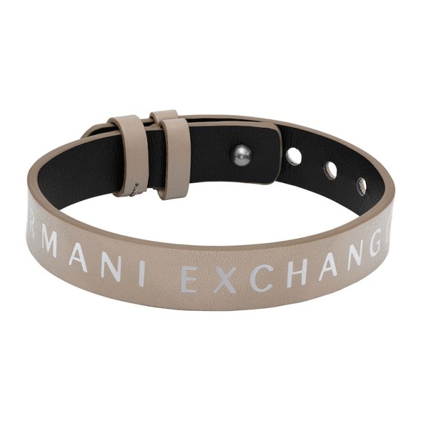 Часовник с двулицев дизайн и кожена каишка ARMANI EXCHANGE