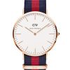 Часовник с каишка на ивици 0 Daniel Wellington