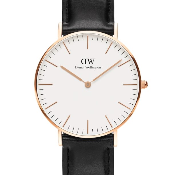 Черен часовник Classic Sheffield Daniel Wellington