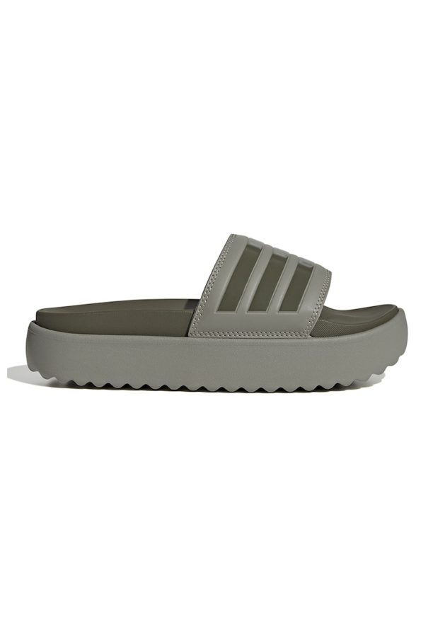 Чехли Adilette с равна платформа и лого adidas Sportswear