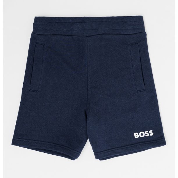 Шорти с памук и джобове встрани BOSS Kidswear