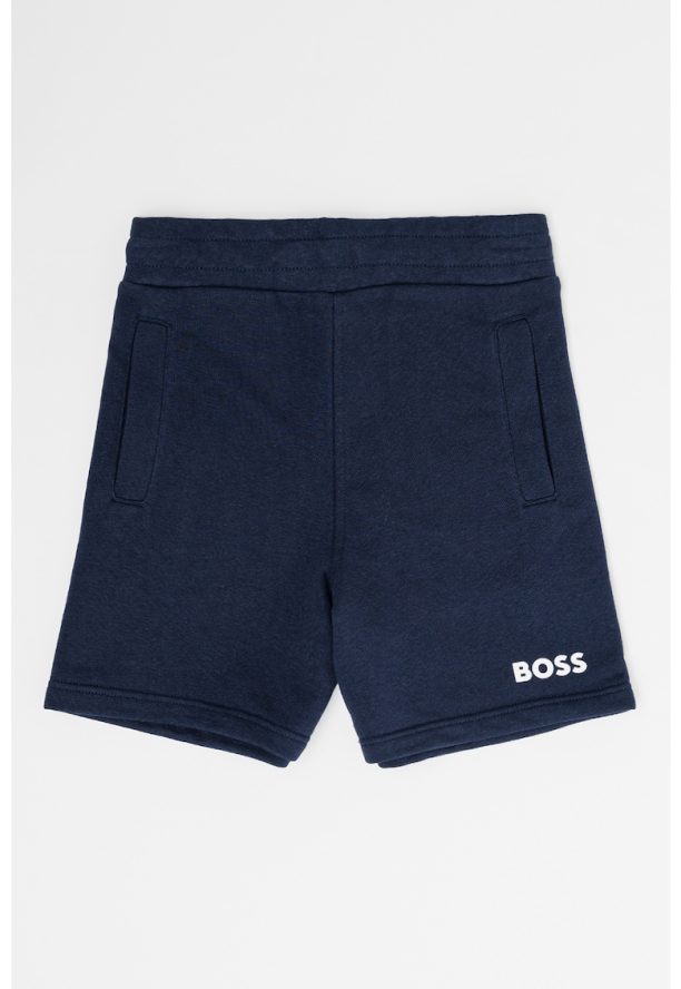 Шорти с памук и джобове встрани BOSS Kidswear