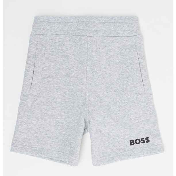 Шорти с памук и джобове встрани BOSS Kidswear