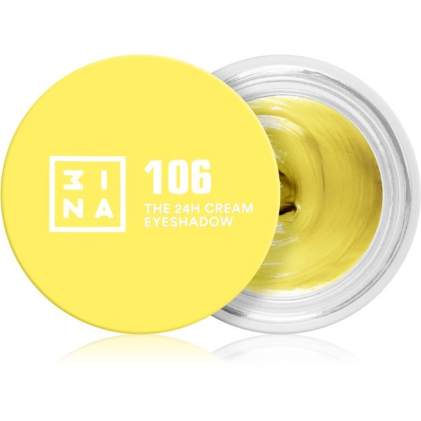 3INA The 24H Cream Eyeshadow кремави сенки са очи цвят 106 Yellow 3 мл. на ниска цена