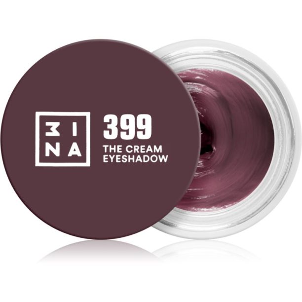 3INA The 24H Cream Eyeshadow кремави сенки са очи цвят 399 Burgundy 3 мл. на ниска цена