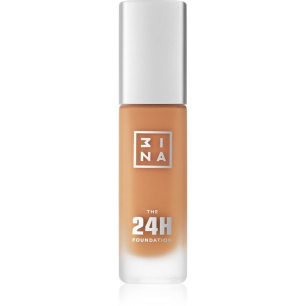 3INA The 24H Foundation дълготраен матиращ фон дьо тен цвят 657 Cold brown 30 мл.