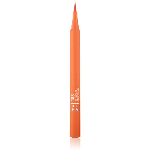 3INA The Color Pen Eyeliner очна линия в писалка цвят 188 - Orange 1 мл.