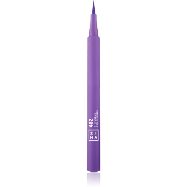 3INA The Color Pen Eyeliner очна линия в писалка цвят 482 - Purple 1 мл.