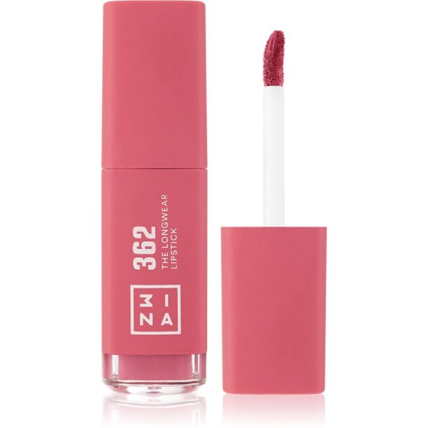 3INA The Longwear Lipstick дълготрайно течно червило цвят 362 - Pink 6 мл.