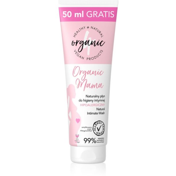 4Organic Organic Mama нежен гел за интимна хигиена за бременни жени 200 мл.