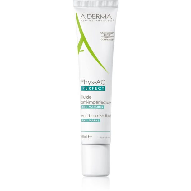 A-Derma Phys-AC Perfect коригиращ флуид за мазна и проблемна кожа 40 мл.