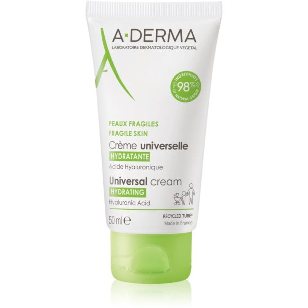 A-Derma Universal Cream универсален крем с хиалуронова киселина 50 мл.