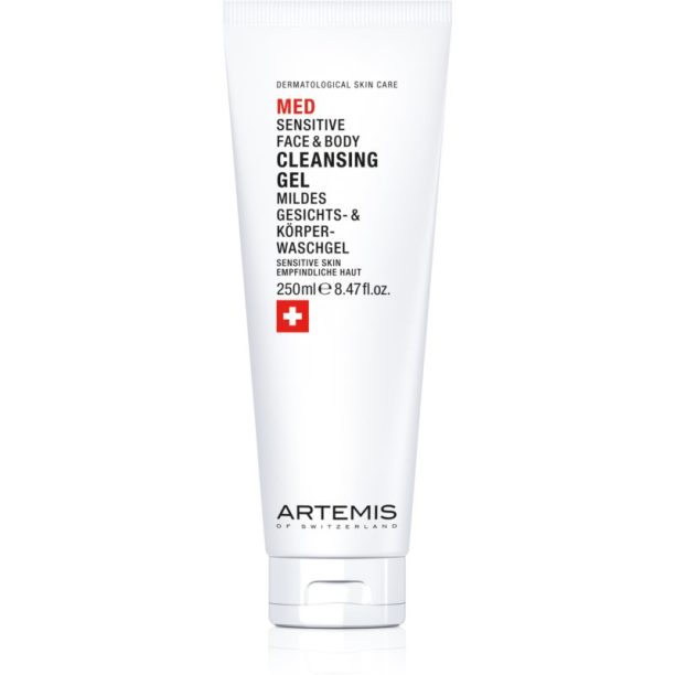 ARTEMIS MED Sensitive Face & Body почистващ гел 250 мл.