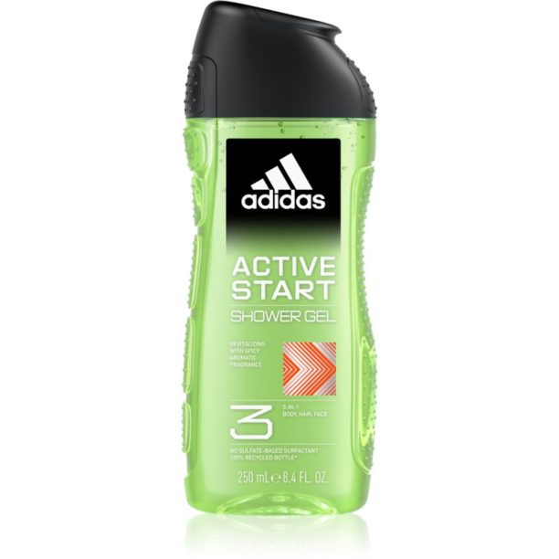 Adidas 3 Active Start душ гел за мъже 250 мл.