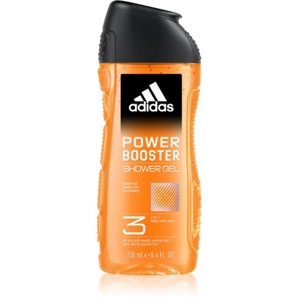 Adidas Power Booster енергизиращ душ-гел 3 в 1 250 мл.