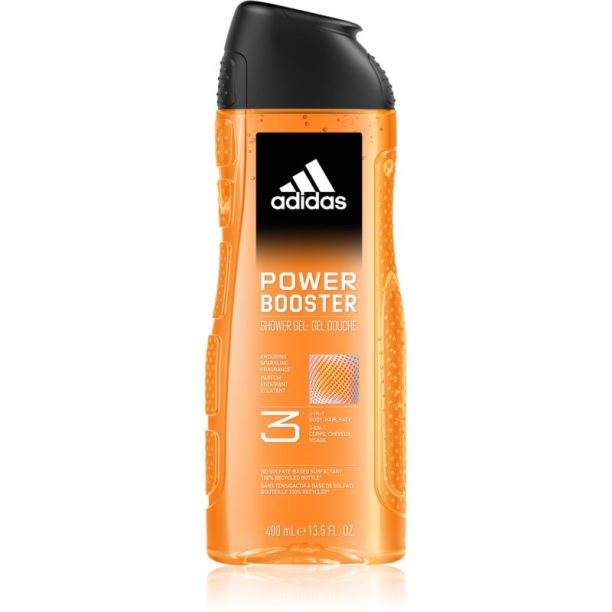 Adidas Power Booster енергизиращ душ-гел 3 в 1 400 мл. на ниска цена