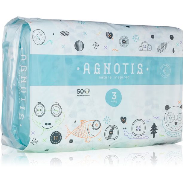 Agnotis Baby Diapers No 3 еднократни пелени 4-9 kg 50 бр.