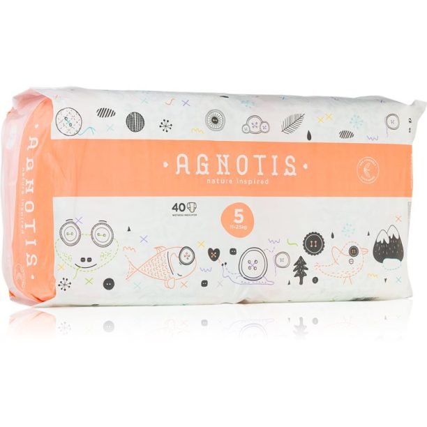 Agnotis Baby Diapers No 5 еднократни пелени 11-25 kg 40 бр.