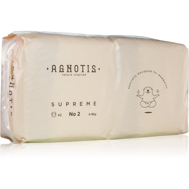 Agnotis Baby Diapers Supreme No 2 еднократни пелени 4-8 kg 42 бр.