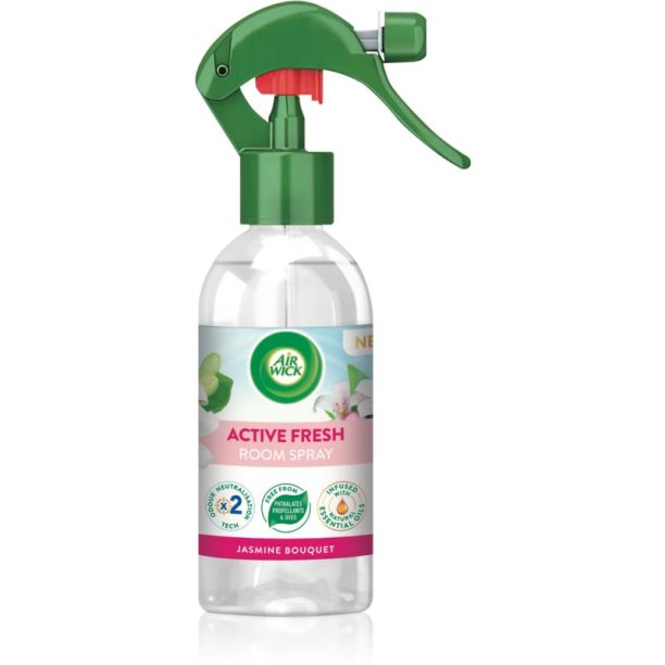 Air Wick Active Fresh Jasmine Bouquet cпрей за дома с аромат на жасмин 237 мл.