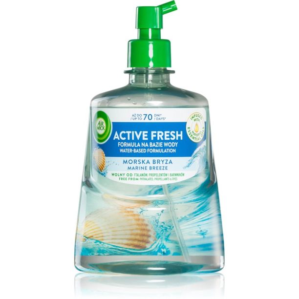 Air Wick Active Fresh Marine Breeze ароматизатор за въздух пълнител 228 мл.