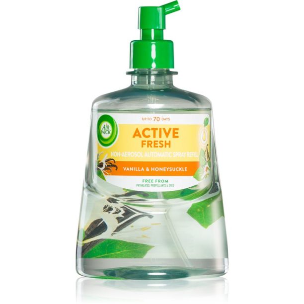 Air Wick Active Fresh Vanilla & Honeysuckle ароматизатор за въздух пълнител 228 мл.