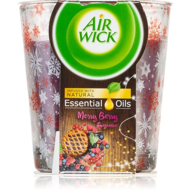 Air Wick Magic Winter Winter Berry Treat ароматна свещ 105 гр.