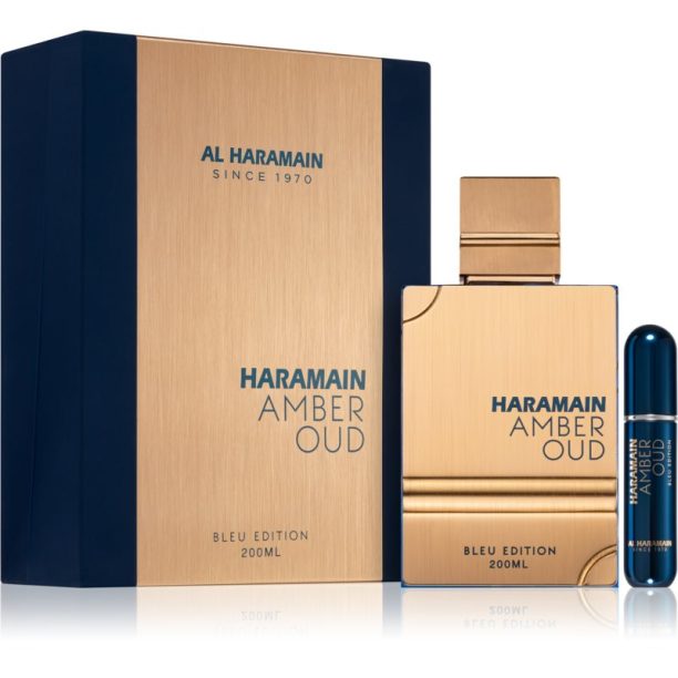 Al Haramain Amber Oud Bleu Edition подаръчен комплект унисекс 200 мл.