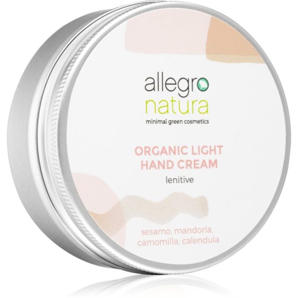 Allegro Natura Organic лек хидратиращ крем за ръце 60 мл.