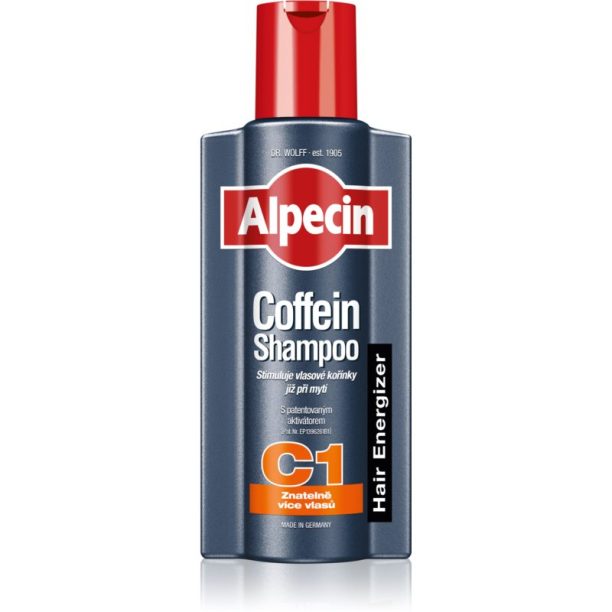 Alpecin Hair Energizer Coffein Shampoo C1 шампоан с кофеин за мъже стимулиращ растежа на косата 375 мл.