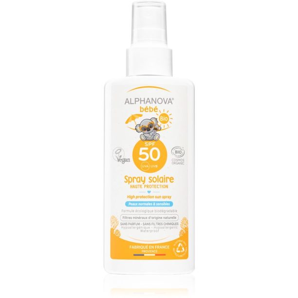 Alphanova Sun Baby спрей за тен за деца 125 гр.