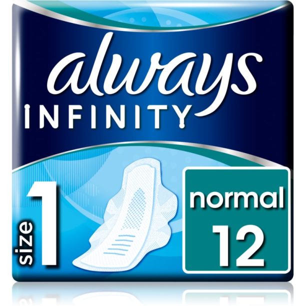 Always Infinity Normal Size 1 санитарни кърпи 12 бр.