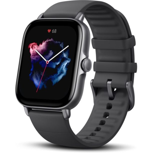 Amazfit GTS 3 смарт часовник боя Black