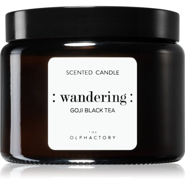 Ambientair The Olphactory Goji Black Tea ароматна свещ Wandering 360 гр.