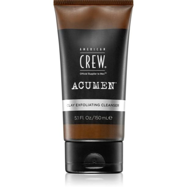 American Crew Acumen Clay Exfoliating Cleanser експонираща почистваща емулсия за мъже 150 мл.