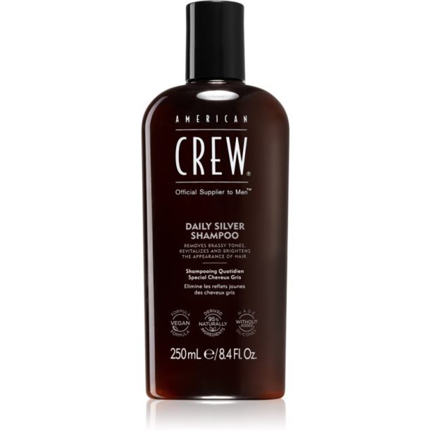 American Crew Daily Silver Shampoo шампоан за бяла и сива коса 250 мл.