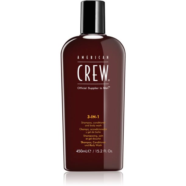 American Crew Hair & Body 3-IN-1 шампоан