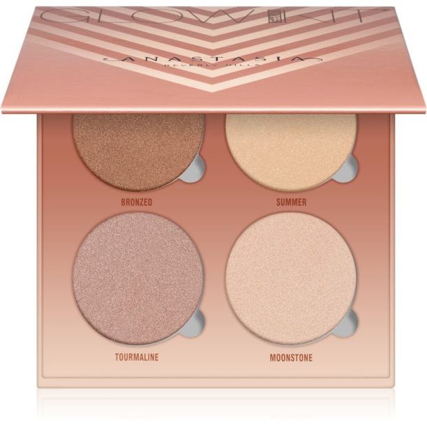 Anastasia Beverly Hills Glow Kit Sun Dipped палитра с озарители 7