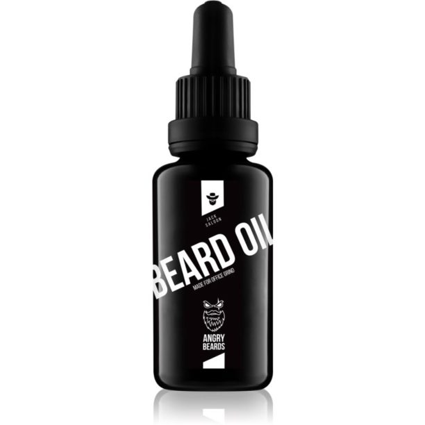 Angry Beards Jack Saloon Beard Oil олио за брада 30 мл.