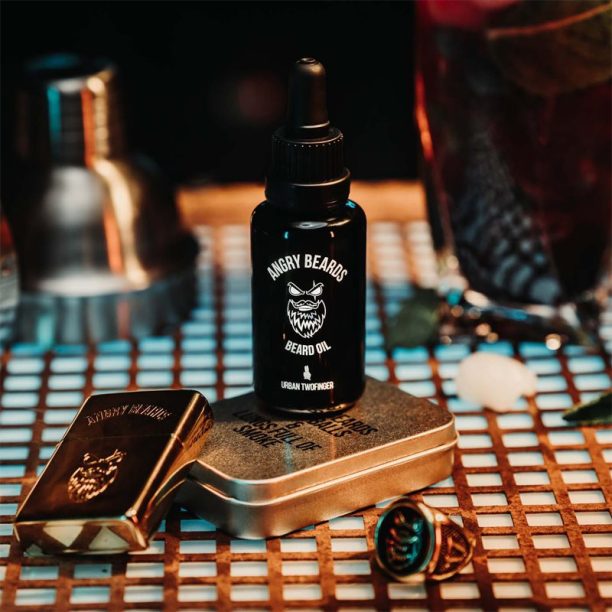 Angry Beards Urban Two Finger Beard Oil олио за брада 30 мл. на ниска цена