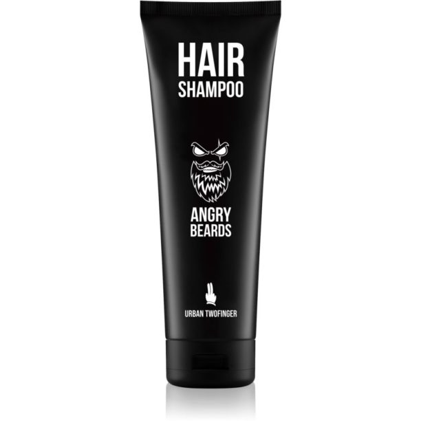 Angry Beards Urban Two Finger Shampoo освежаващ шампоан за коса и брада 230 мл.