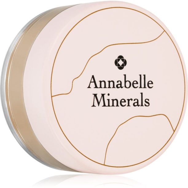 Annabelle Minerals Coverage Mineral Foundation минерална пудра за перфектен външен вид цвят Golden Sand 4 гр.