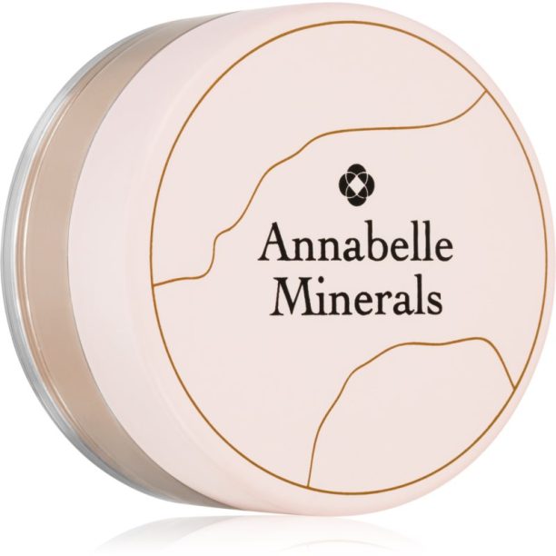 Annabelle Minerals Coverage Mineral Foundation минерална пудра за перфектен външен вид цвят Natural Fair 4 гр.